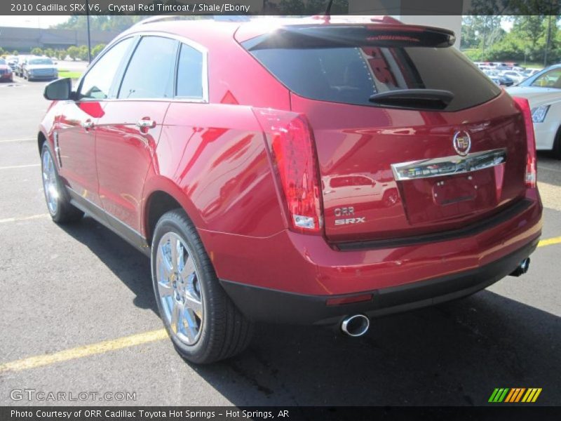 Crystal Red Tintcoat / Shale/Ebony 2010 Cadillac SRX V6