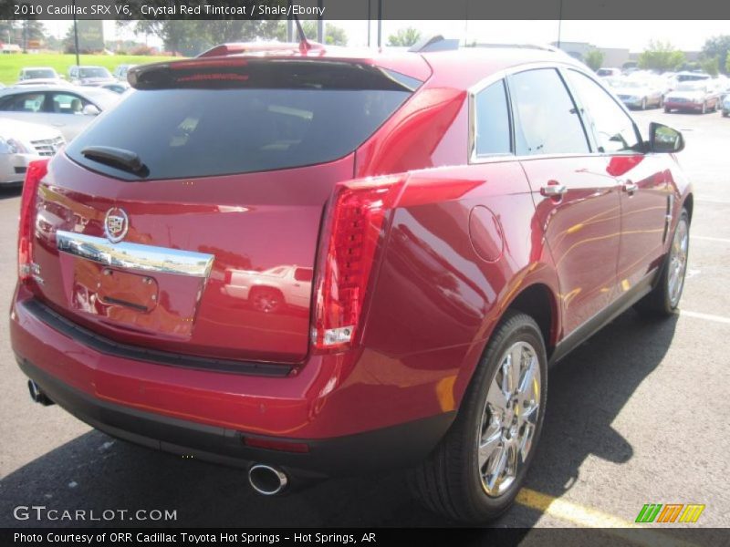 Crystal Red Tintcoat / Shale/Ebony 2010 Cadillac SRX V6