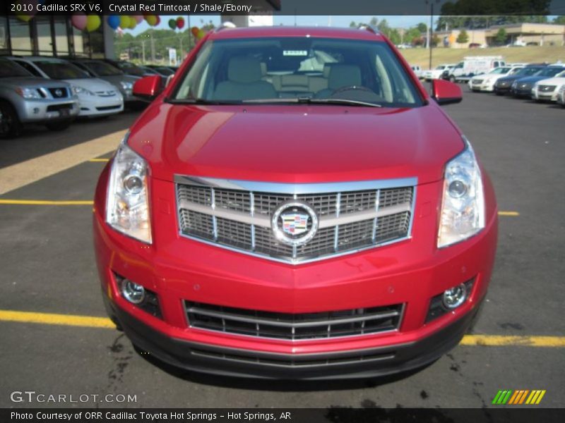 Crystal Red Tintcoat / Shale/Ebony 2010 Cadillac SRX V6