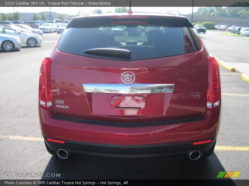 Crystal Red Tintcoat / Shale/Ebony 2010 Cadillac SRX V6