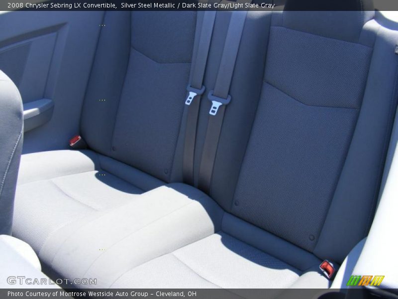 Silver Steel Metallic / Dark Slate Gray/Light Slate Gray 2008 Chrysler Sebring LX Convertible
