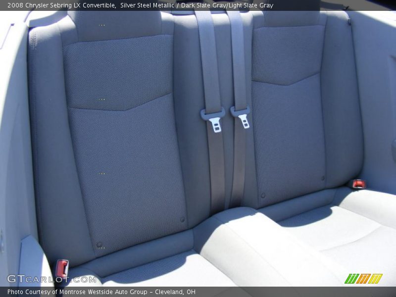 Silver Steel Metallic / Dark Slate Gray/Light Slate Gray 2008 Chrysler Sebring LX Convertible
