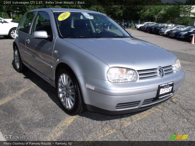 Reflex Silver Metallic / Black 2005 Volkswagen GTI 1.8T