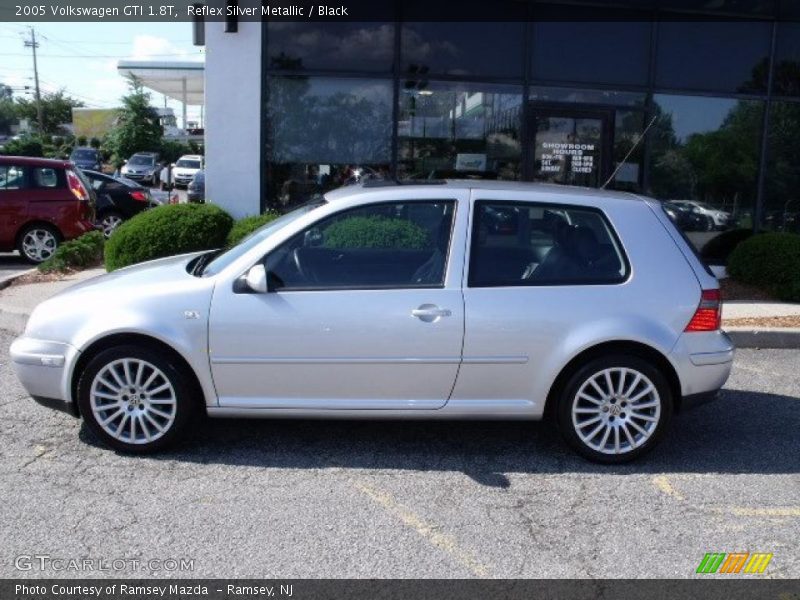 Reflex Silver Metallic / Black 2005 Volkswagen GTI 1.8T