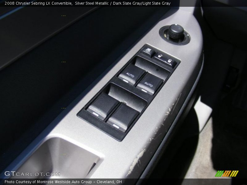 Silver Steel Metallic / Dark Slate Gray/Light Slate Gray 2008 Chrysler Sebring LX Convertible