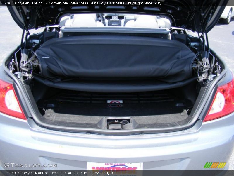 Silver Steel Metallic / Dark Slate Gray/Light Slate Gray 2008 Chrysler Sebring LX Convertible