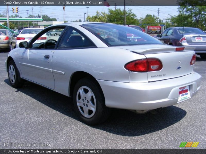 Ultra Silver Metallic / Graphite 2002 Chevrolet Cavalier LS Coupe