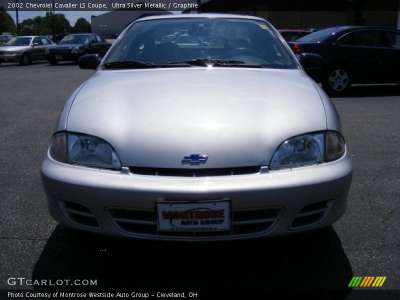 Ultra Silver Metallic / Graphite 2002 Chevrolet Cavalier LS Coupe