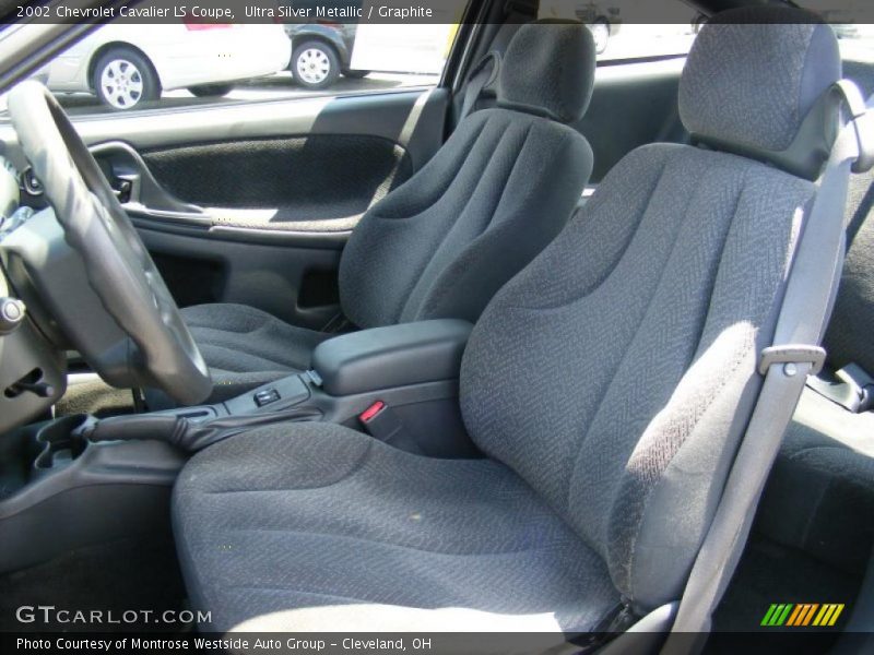 Ultra Silver Metallic / Graphite 2002 Chevrolet Cavalier LS Coupe