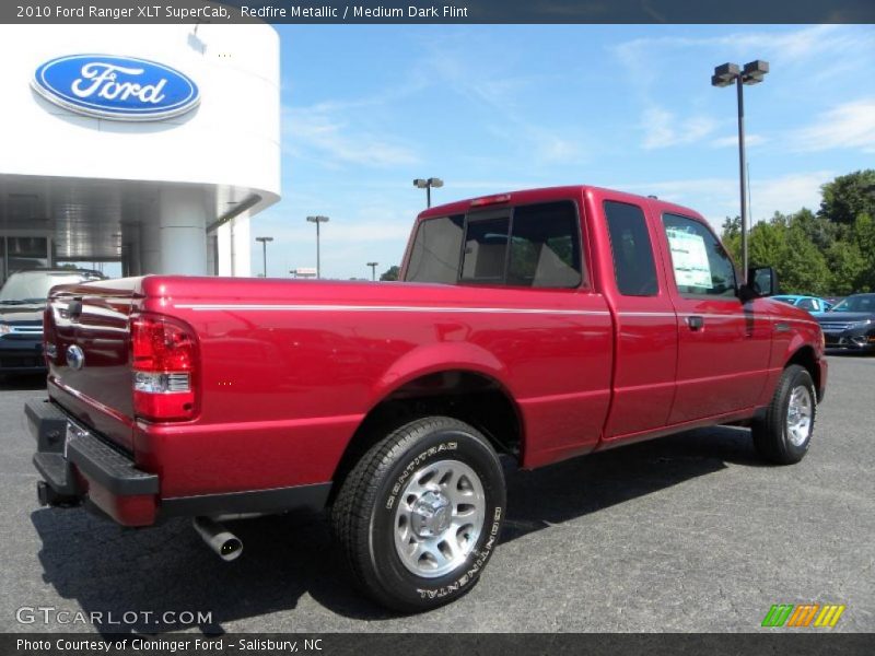 Redfire Metallic / Medium Dark Flint 2010 Ford Ranger XLT SuperCab