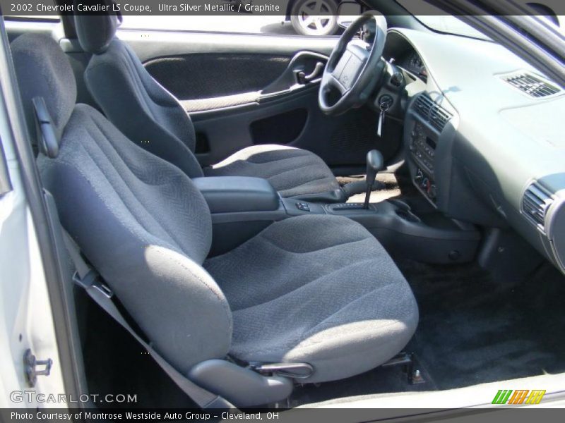 Ultra Silver Metallic / Graphite 2002 Chevrolet Cavalier LS Coupe