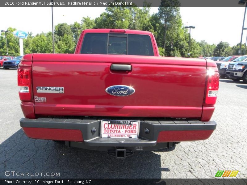 Redfire Metallic / Medium Dark Flint 2010 Ford Ranger XLT SuperCab