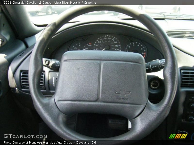 Ultra Silver Metallic / Graphite 2002 Chevrolet Cavalier LS Coupe