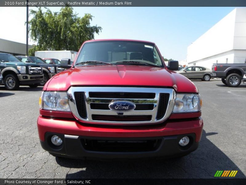 Redfire Metallic / Medium Dark Flint 2010 Ford Ranger XLT SuperCab
