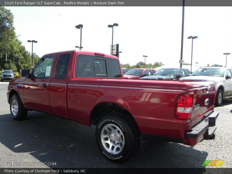 Redfire Metallic / Medium Dark Flint 2010 Ford Ranger XLT SuperCab