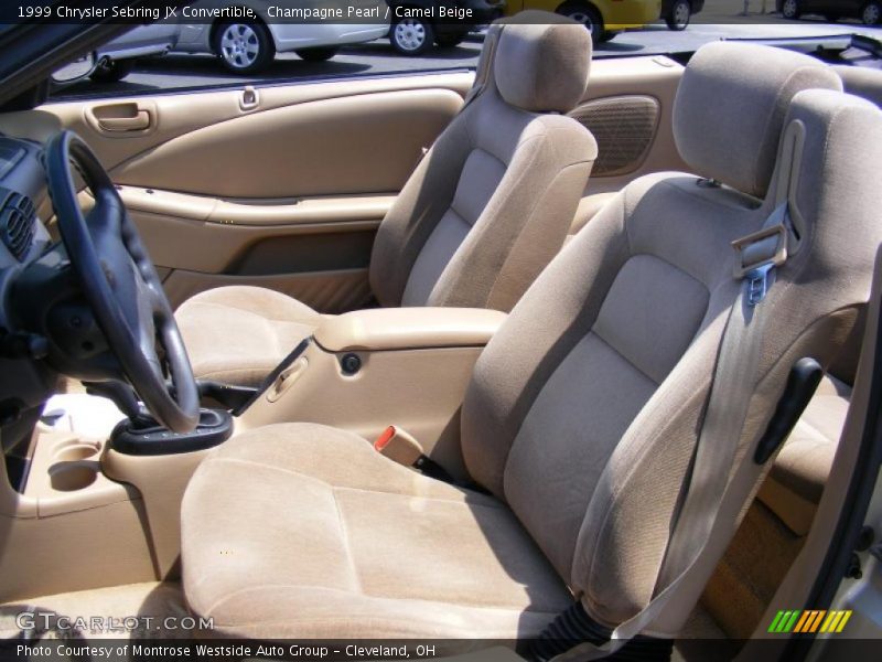 Champagne Pearl / Camel Beige 1999 Chrysler Sebring JX Convertible