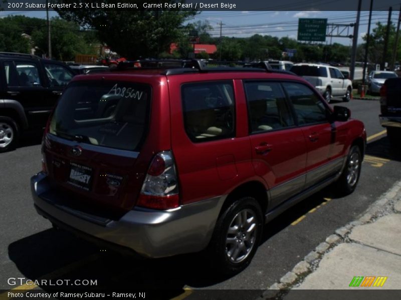 Garnet Red Pearl / Desert Beige 2007 Subaru Forester 2.5 X L.L.Bean Edition