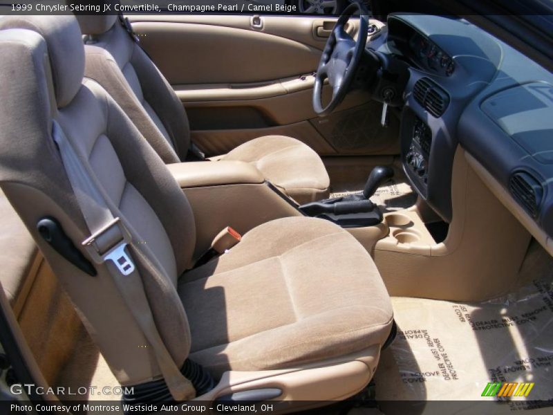 Champagne Pearl / Camel Beige 1999 Chrysler Sebring JX Convertible
