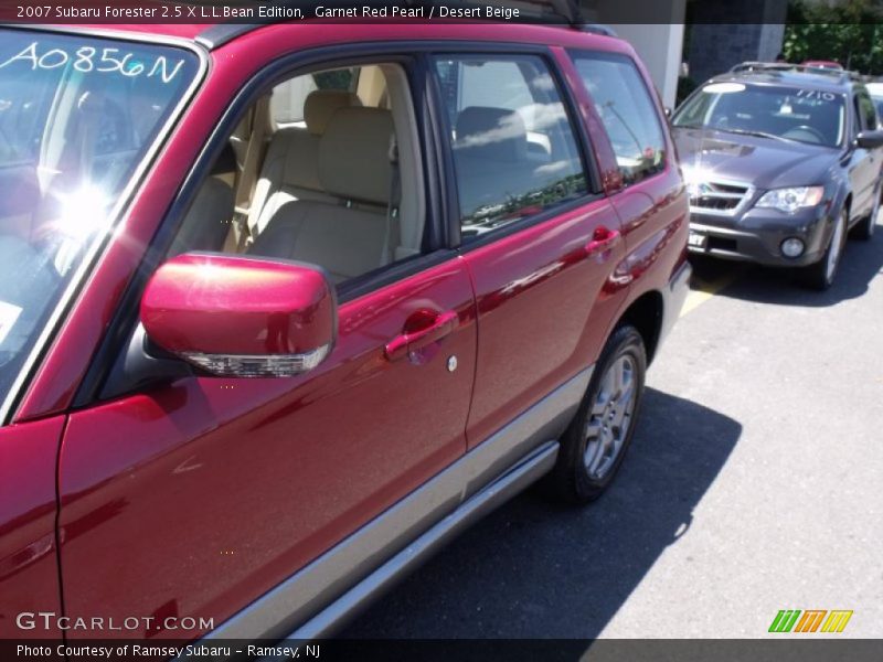 Garnet Red Pearl / Desert Beige 2007 Subaru Forester 2.5 X L.L.Bean Edition