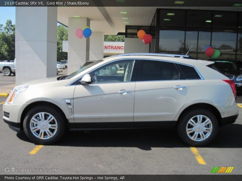 Gold Mist / Shale/Ebony 2010 Cadillac SRX V6