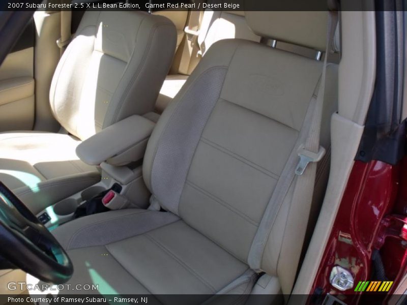 Garnet Red Pearl / Desert Beige 2007 Subaru Forester 2.5 X L.L.Bean Edition