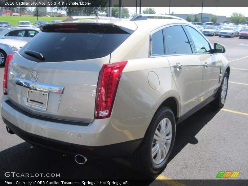 Gold Mist / Shale/Ebony 2010 Cadillac SRX V6