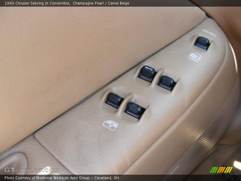 Champagne Pearl / Camel Beige 1999 Chrysler Sebring JX Convertible