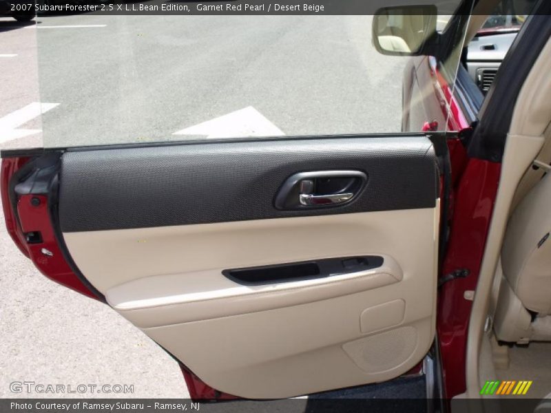 Garnet Red Pearl / Desert Beige 2007 Subaru Forester 2.5 X L.L.Bean Edition