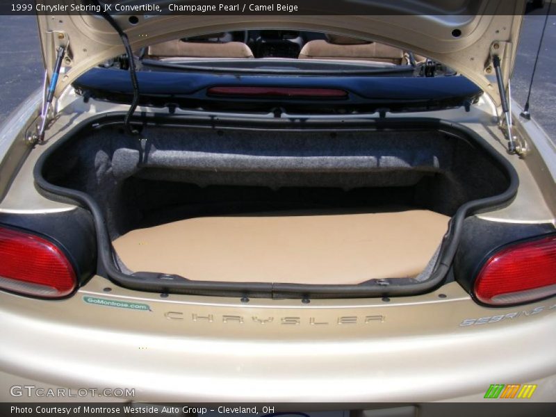 Champagne Pearl / Camel Beige 1999 Chrysler Sebring JX Convertible