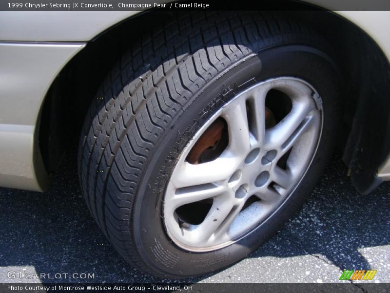 Champagne Pearl / Camel Beige 1999 Chrysler Sebring JX Convertible