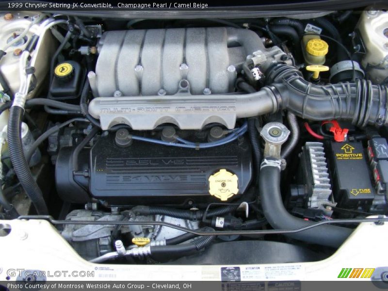 Champagne Pearl / Camel Beige 1999 Chrysler Sebring JX Convertible