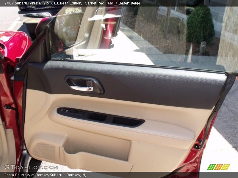 Garnet Red Pearl / Desert Beige 2007 Subaru Forester 2.5 X L.L.Bean Edition