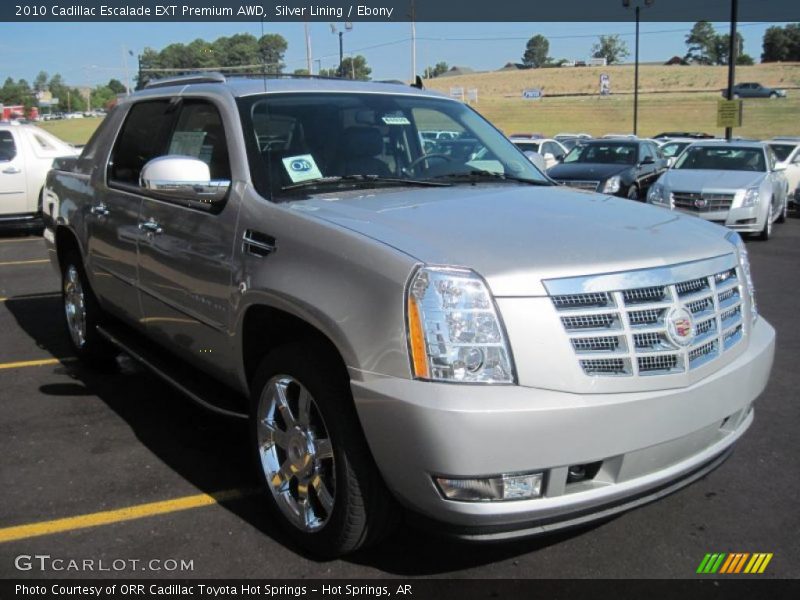 Silver Lining / Ebony 2010 Cadillac Escalade EXT Premium AWD