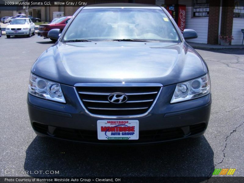 Willow Gray / Gray 2009 Hyundai Sonata GLS