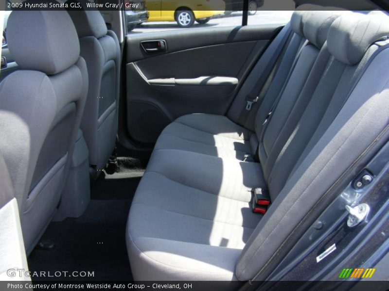 Willow Gray / Gray 2009 Hyundai Sonata GLS