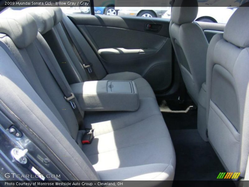 Willow Gray / Gray 2009 Hyundai Sonata GLS