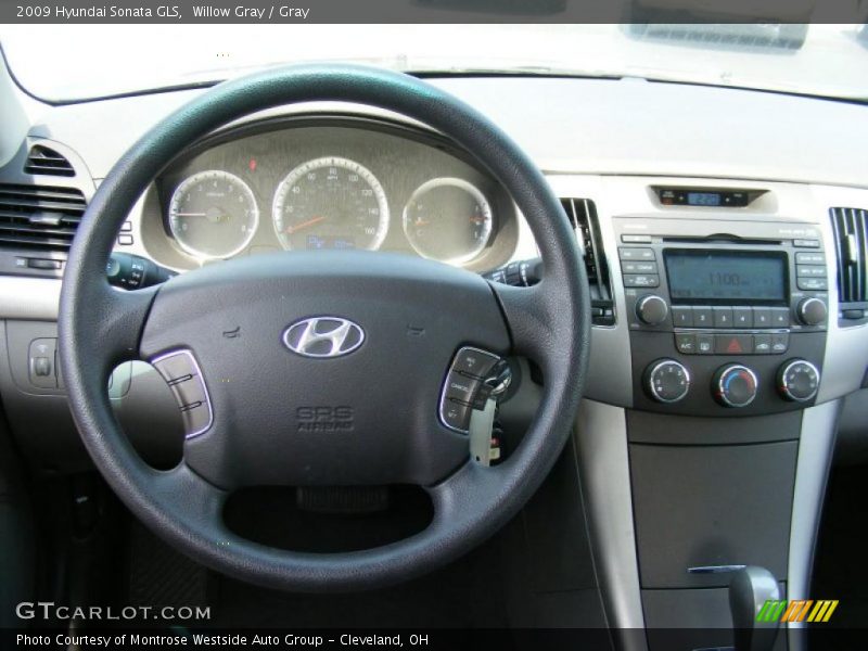 Willow Gray / Gray 2009 Hyundai Sonata GLS