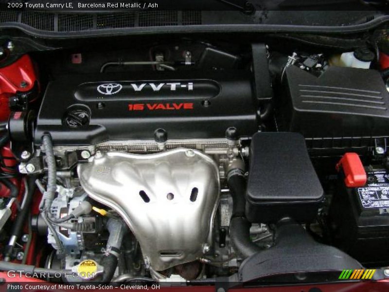 Barcelona Red Metallic / Ash 2009 Toyota Camry LE
