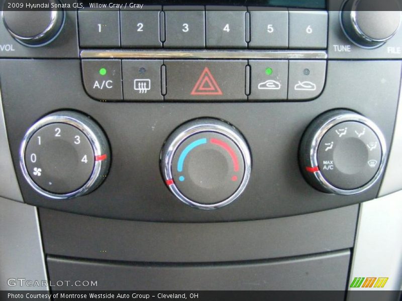 Willow Gray / Gray 2009 Hyundai Sonata GLS
