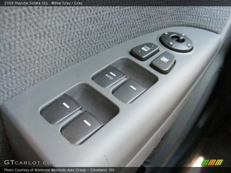 Willow Gray / Gray 2009 Hyundai Sonata GLS