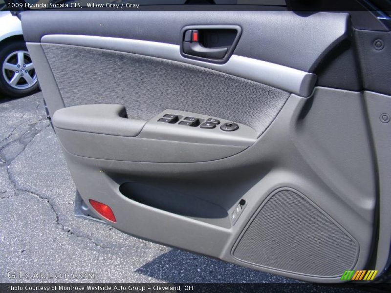 Willow Gray / Gray 2009 Hyundai Sonata GLS