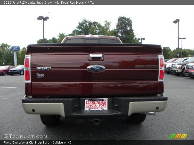 Royal Red Metallic / Tan 2010 Ford F150 Lariat SuperCrew 4x4