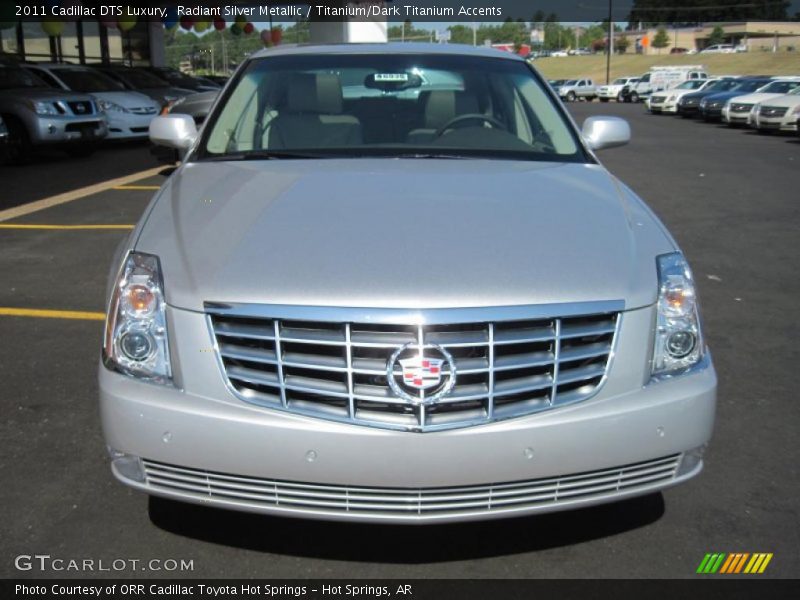 Radiant Silver Metallic / Titanium/Dark Titanium Accents 2011 Cadillac DTS Luxury
