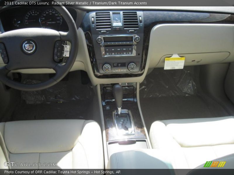 Radiant Silver Metallic / Titanium/Dark Titanium Accents 2011 Cadillac DTS Luxury