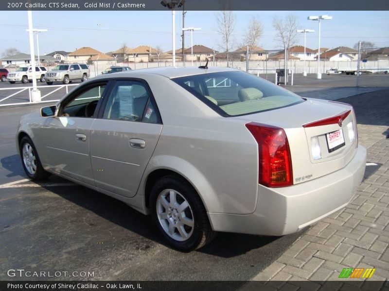 Gold Mist / Cashmere 2007 Cadillac CTS Sedan