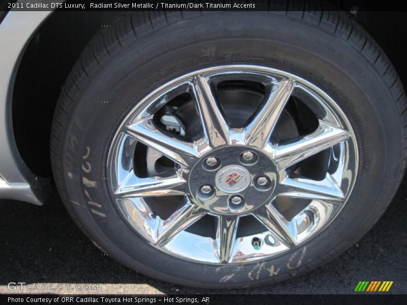 Radiant Silver Metallic / Titanium/Dark Titanium Accents 2011 Cadillac DTS Luxury