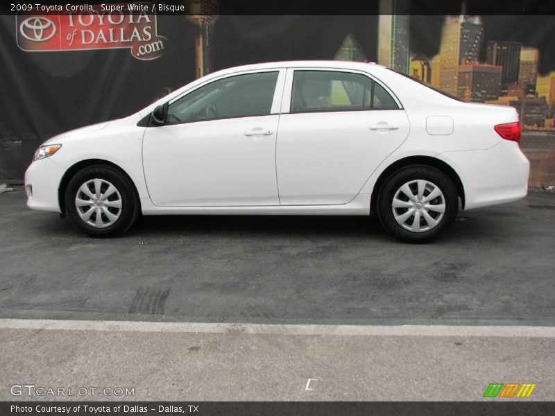 Super White / Bisque 2009 Toyota Corolla