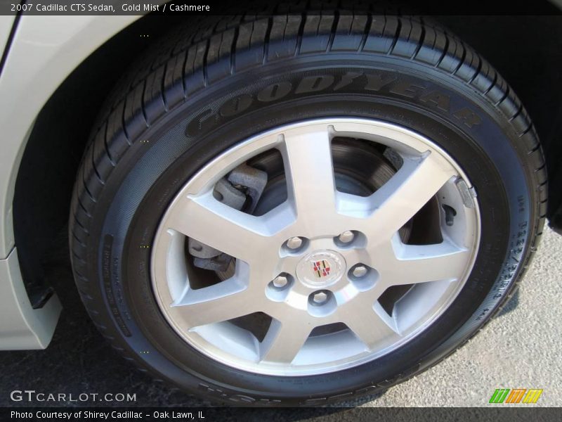 Gold Mist / Cashmere 2007 Cadillac CTS Sedan