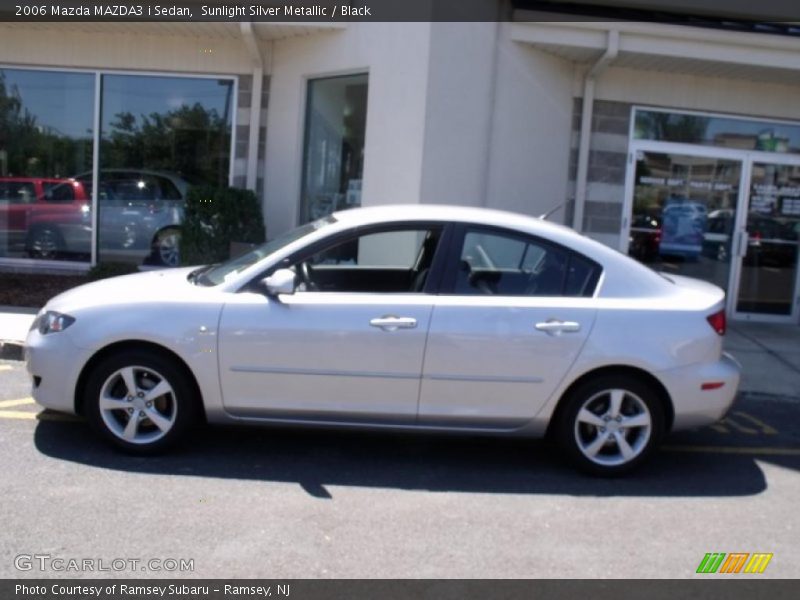 Sunlight Silver Metallic / Black 2006 Mazda MAZDA3 i Sedan