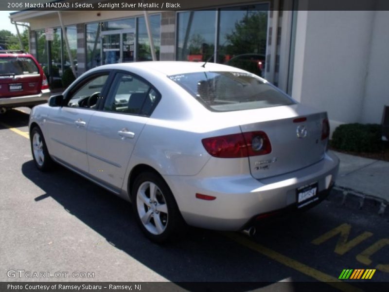 Sunlight Silver Metallic / Black 2006 Mazda MAZDA3 i Sedan